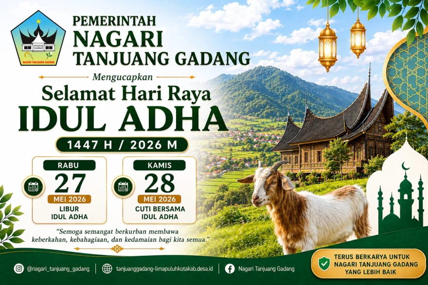 PENGUMUMAN LIBUR HARI RAYA IDUL ADHA 1447 H