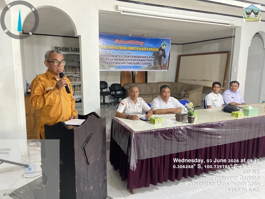 Bimbingan Teknis (Bimtek) Kader Nagari Tanjuang Gadang